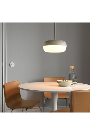 Pendelleuchte Wohnzimmerlampe Beige Farbe Meridyendukkan 37 cm ovale moderne Lampe Pendelleuchte 9898jx - 4