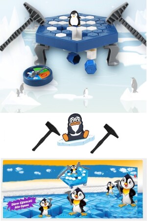 Penguin Ice Castle Ice Breaking Game Ice Trap Intelligenz- und Strategiespiel Penguin Dropping Game V2 mb3 - 3