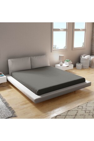 Penye Lastikli Çarşaf %100 Pamuk Tek Çift Battal Boy - Biocotton