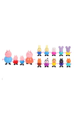 Peppa Pig 10+4 Figur Peppa, George Familie und Freunde 014PP014 - 1