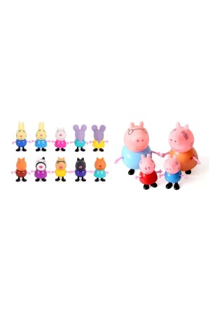 Peppa Pig 10+4 Figur Peppa, George Familie und Freunde 014PP014 - 3