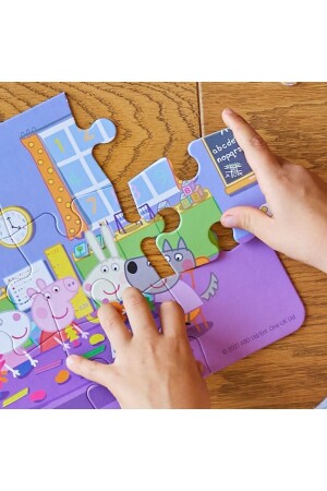 Peppa Pig – A Happy Day 12-16-24-teiliges 3-teiliges Puzzle - 5