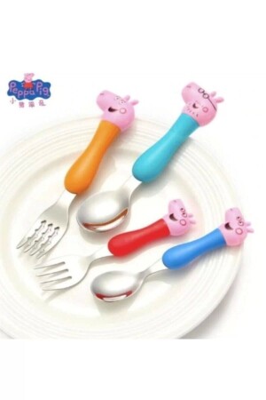 Peppa Pig Gabel-Löffel-Set – für Kinder - 3