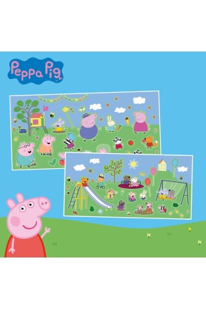 Peppa Pig - Reusable Sticker: Outdoor Fun - Tak Çıkar Çıkarma Oyunu - 110 Çıkartma MRPEPPA001 - 7