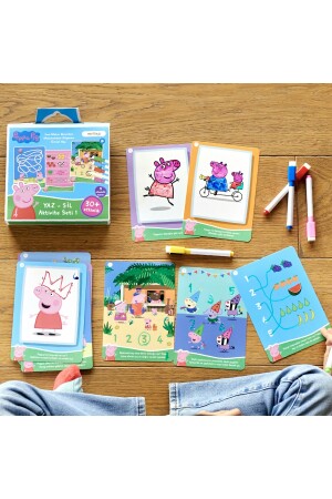 Peppa Pig Yaz - Sil Aktivite Seti: Matematiksel Düşünme, Görsel Algı Ve Ince Motor Becerileri MRPEPPA010 - 7