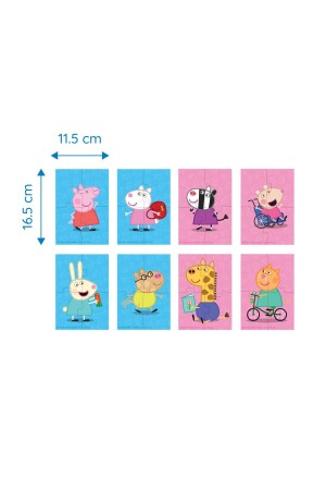 Peppa’s Friends: Çift Taraflı 8 - 2 Puzzle - 6