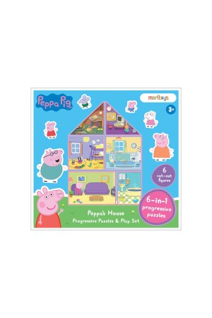 Peppas Haus: Peppas Haus: Werden Sie mit dem 6-in-1-Puzzle zum Architekten von Peppas Haus! - 2