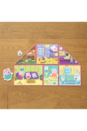 Peppas Haus: Peppas Haus: Werden Sie mit dem 6-in-1-Puzzle zum Architekten von Peppas Haus! - 4