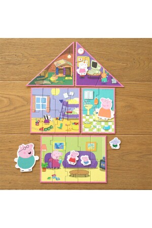 Peppas Haus: Peppas Haus: Werden Sie mit dem 6-in-1-Puzzle zum Architekten von Peppas Haus! - 5