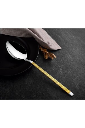 Pera Gold 18/10 Edelstahl Servierlöffel PRG-SPOON - Avcı