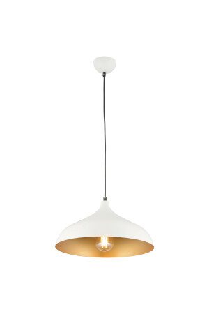 Pera White Single Modern Retro Pendelleuchte Wohnzimmer Kronleuchter 3332-01-WH - 4