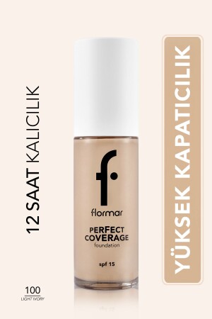 Perfect Coverage Intense Coverage Foundation auf Wasserbasis (NEUTRALER UNTERTON) -100 Helles Elfenbein-8682536058124 0111035 - 2