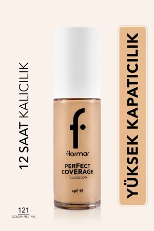 Perfect Coverage Intense Coverage Foundation auf Wasserbasis (NEUTRALER UNTERTON) -121 Golden Natural -8682536058322 - 2