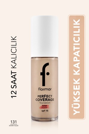 Perfect Coverage Intense Coverage Foundation auf Wasserbasis (PINK UNDERTONE) -131 Warm Nude -8682536070553 - 2