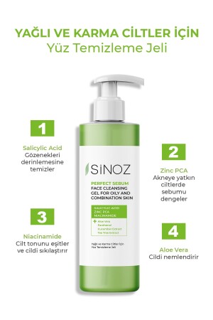 Perfect Sebum Balancing Gesichtsreinigungsgel 400 ml für fettige Mischhaut - 3