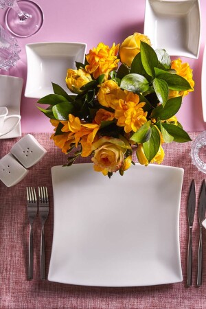 Perfect White 32 Parça 6 Kişilik Porselen Kahvaltı-servis - Karaca