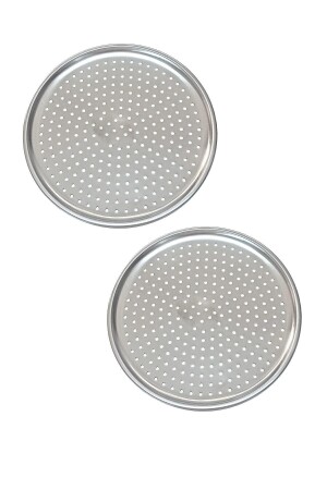 Perforiertes Pizzablech Lahmacun Pita-Tablett 32 cm HF3-4863 - 4