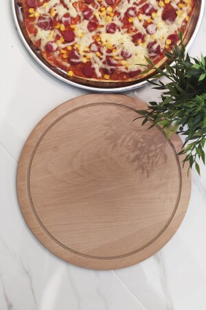 Perforiertes Pizzablech & Lahmacun & Pita-Tablett 36 cm 2 Stück KHAKMA PIZZA 36 cm - 4