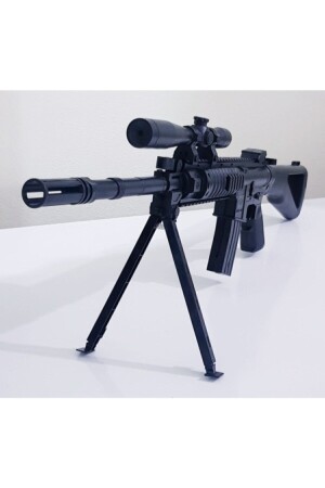 Perlen-Laser-Scharfschützengewehr-Spielzeug mit Zielfernrohr, Kanas-Waffe, mit fünf Packungen Perlen, Geschenk hş2323 - 4