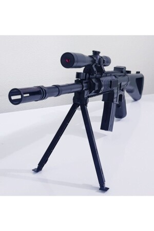 Perlen-Laser-Scharfschützengewehr-Spielzeug mit Zielfernrohr, Kanas-Waffe, mit fünf Packungen Perlen, Geschenk hş2323 - 1
