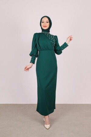 Perlendetailliertes Kleid für besondere Anlässe Emerald incii9-s - 1