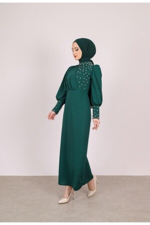 Perlendetailliertes Kleid für besondere Anlässe Emerald incii9-s - 3