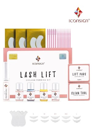 مجموعة رفع العينات و الحواجب - عينات Perm - Lash Lift Full Set - Iconsign Lash Lift