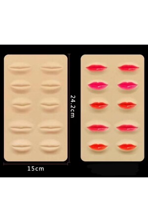 Permanent Makeup Micropigmentation Work 3d Lip Latex 1 Stück - 2