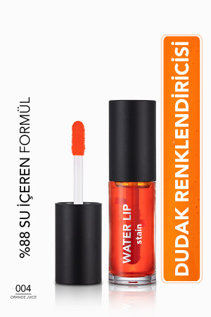 Permanente matte Lippentönung (Orange) – Water Lip Stain – 004 Orange Juice – 8682536042192 258483 - 1