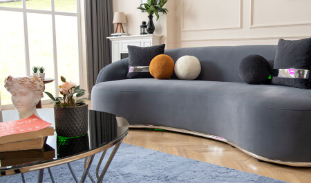 Peroni graues Sofa - 7