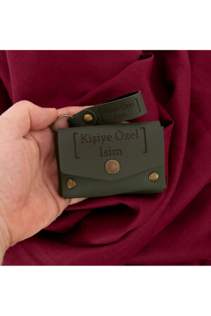 Personalisierte Leder-Geldbörse, Geschenk für besondere Anlässe, personalisiertes Leder-Geldbörsen-Schlüsselanhänger-Set MW-1KCA5510 - 5