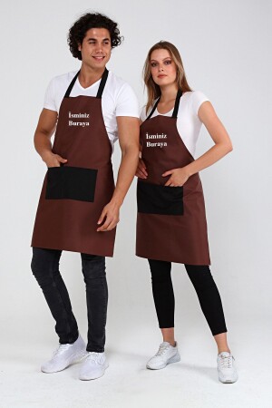 Personalisierte, mit Namen bestickte Schürze für Küche, Café, Koch, Barista, Kellner, Florist, Friseur, Schürze, 1 Stück. NB - 1