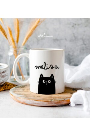 Personalisierte Tasse mit Namen einer Katze – Geburtstagsgeschenk – Geschenk für einen Freund - 1