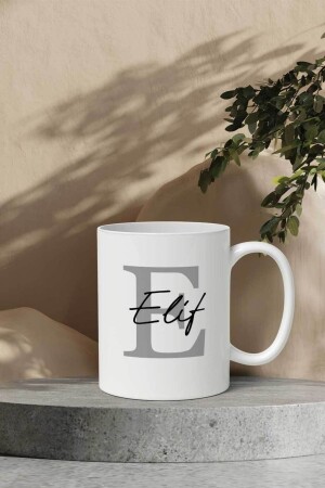 Personalisierte Tasse mit Namensbuchstabe E TX4554CF934485 - 1