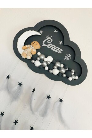 Personalisierte Wolken-LED-Babytürverzierung, Krankenhauszimmerdekoration ralbks001 - 4