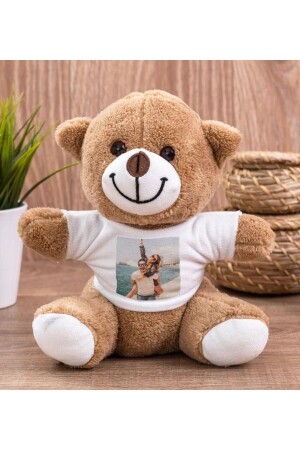 Personalisierter Plüsch-Teddybär mit Foto kcm64822686 - 1