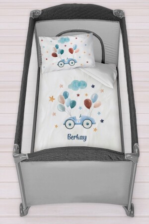 Personalisiertes 75x120 Park Bed Crib Bettbezug-Set park-285374637806 - 2