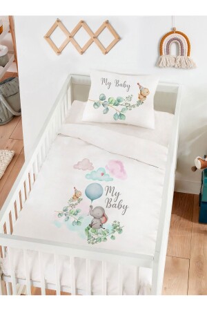 Personalisiertes Baby-Bettbezug-Set aus 100 % Baumwolle Filli 6417328444507 - 1