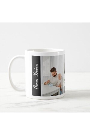 Personalisiertes Vatertagsgeschenk für Papa, Tasse mit Foto, Namen und Nachricht 1016736 - 1