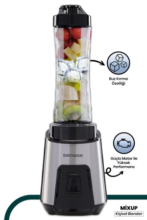 Persönlicher Smoothie-Mixer mit Mix-Up-Eis-Zerkleinerungsfunktion und Edelstahlklinge - 1