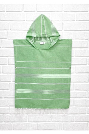 Peştemal Çocuk Panço Çizgili Yeşil 153.9098 - Mina'nın Düşleri