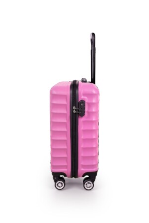 Petek Model Pembe Renk Kabin Boy Valiz Bavul - 3
