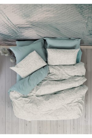 Petite Çift Kişilik Nevresim Takımı Drops Mint 8680108055816 - Cotton Box