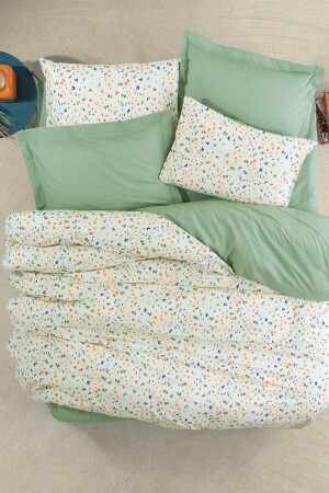 Petite Doppelbett-Bettbezug-Set Lola Green 8680108063101 - 2