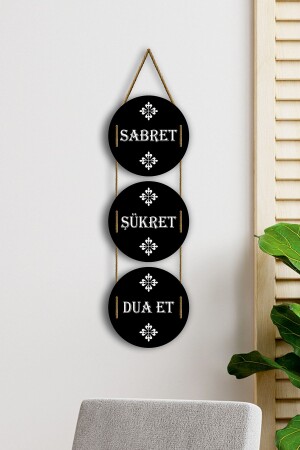 (منز) كن صبوراً كن شاكراً صل طاولة هدية - Pey Aksesuar