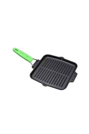 Pfanne mit Silikongriff, Gusseisengrill, 21 x 21 cm, 813104070012 - 3