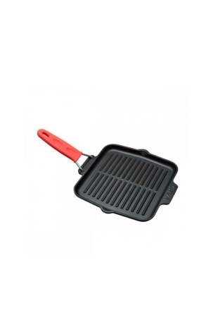 Pfanne mit Silikongriff, Gusseisengrill, 21 x 21 cm, 813104070012 - 4