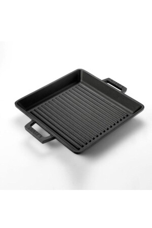 Pfanne, quadratischer Grill aus Gusseisen, 26 x 26 cm 801Useri Lava, quadratischer Grill aus Gusseisen LV 2626 - 5