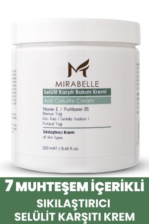 Pflegecreme gegen Cellulite und straffende Dehnungsstreifen (Vitamin E + Provitamin B5 + Centella Asiatica + Orangenöl) - 5