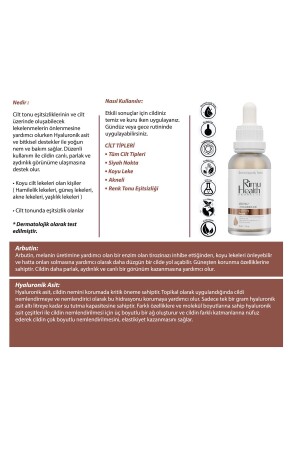 Pflegeset zum Ausgleich dunkler Flecken und Hautton (Arbutin – Niacinamid) 30 ml 30 ml Rm000124 - 7